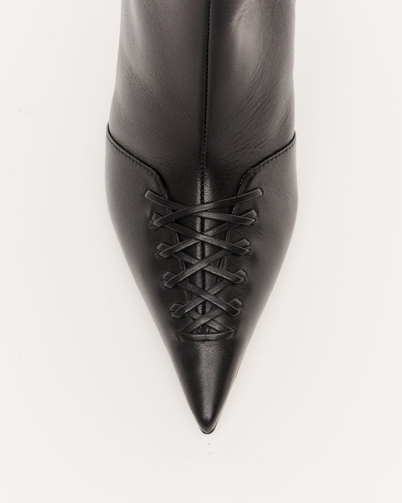 Leo Heeled Ankle Boot - Black
