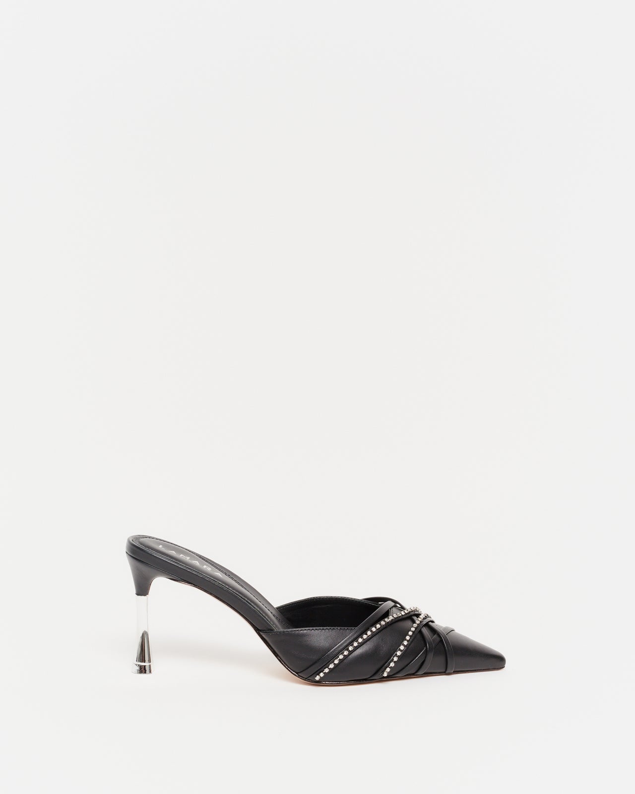 Zola Heeled Mule - Black